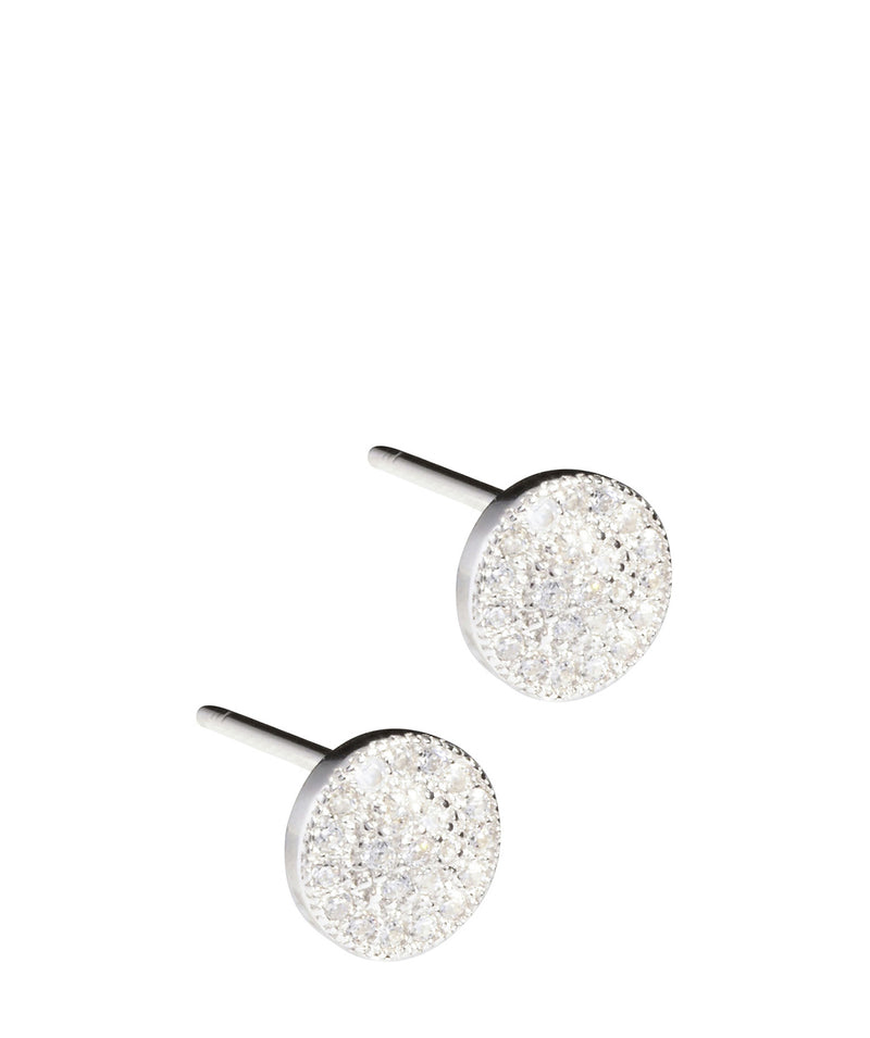 Gift Packaged 'Pensri' Sterling Silver & Cubic Zirconia Earrings