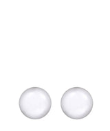 'Ester' Silver Pearl Earrings image 1