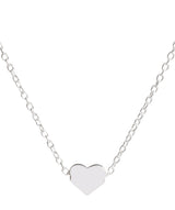 Gift Packaged 'Mayuree' Sterling Silver Heart Necklace