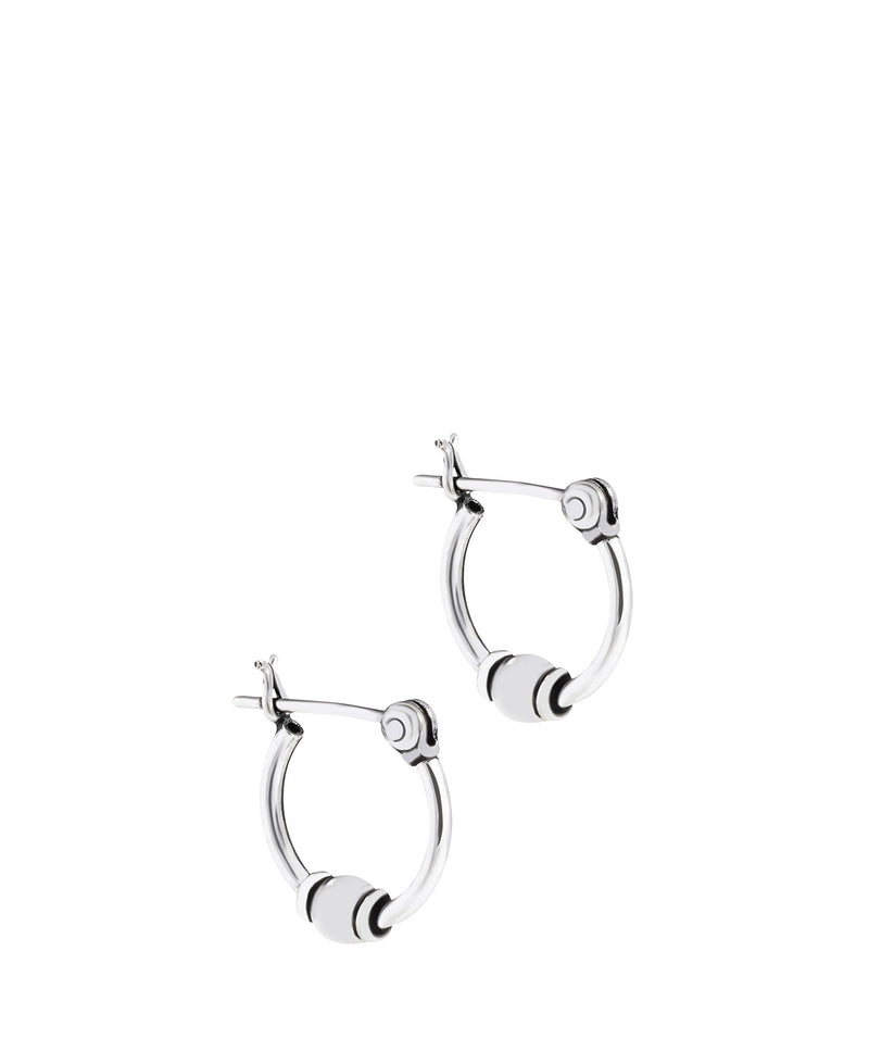'Sanoh' Sterling Silver Tribal Bali Earrings image 1