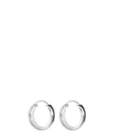Gift Packaged 'Ebisu' Sterling Silver Hoop Earrings