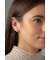 'Enyo' Grey River Pearl Stud Earrings image 2