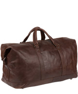 'Liston' Dark Brown Large Vintage Leather Holdall