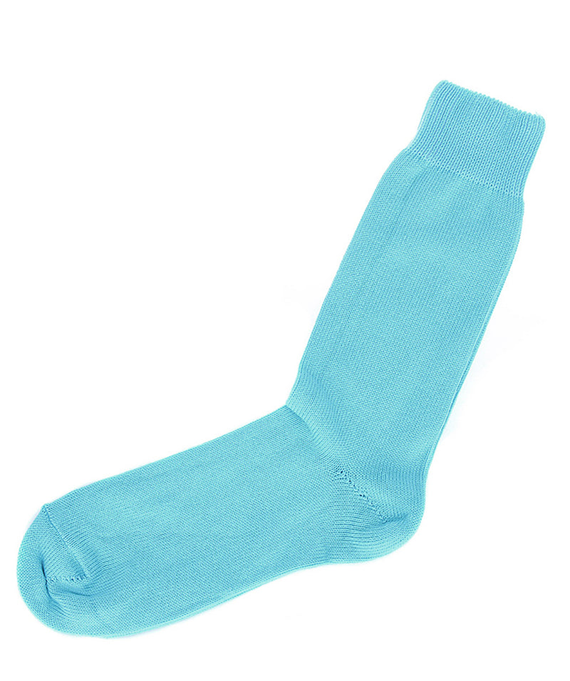 Turquoise Cotton Socks