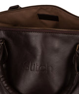 'Excursion' Cocoa Leather Holdall