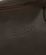 'Excursion' Dark Brown Leather Holdall image 6