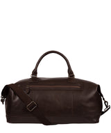 'Shuttle' Cocoa Leather Holdall