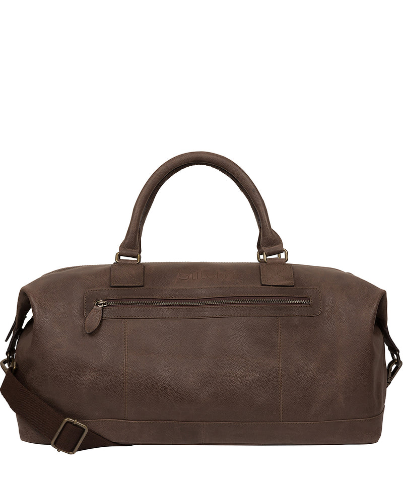 'Shuttle' Hickory Leather Holdall