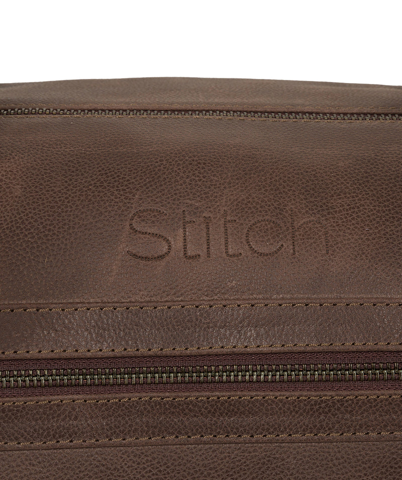 'Shuttle' Hickory Leather Holdall