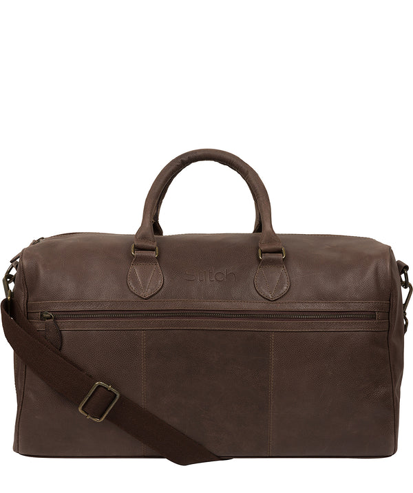 'Aviator' Hickory Leather Holdall