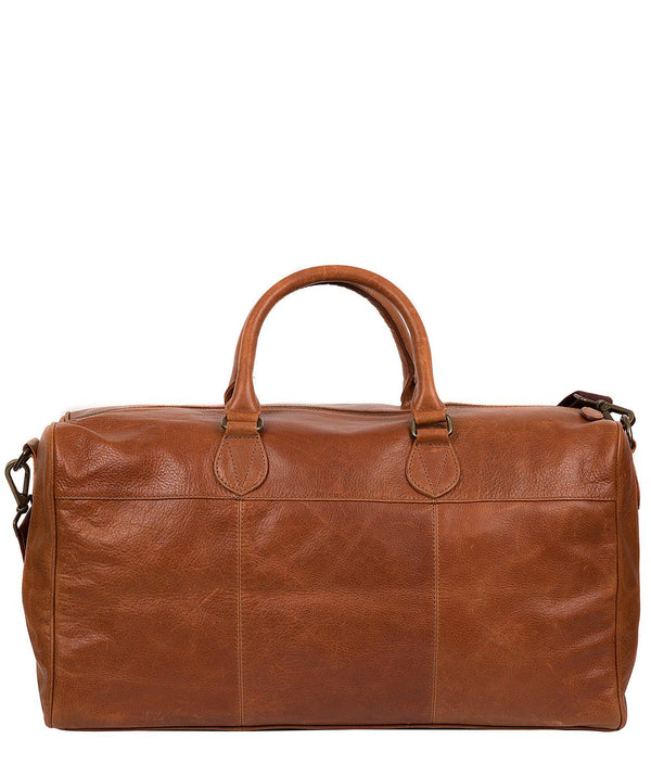 'Aviator' Treacle Leather Holdall Pure Luxuries London