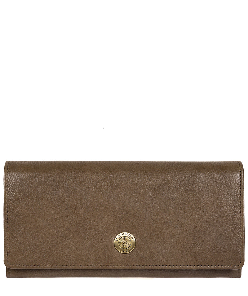 'Fey' Olive Leather Purse
