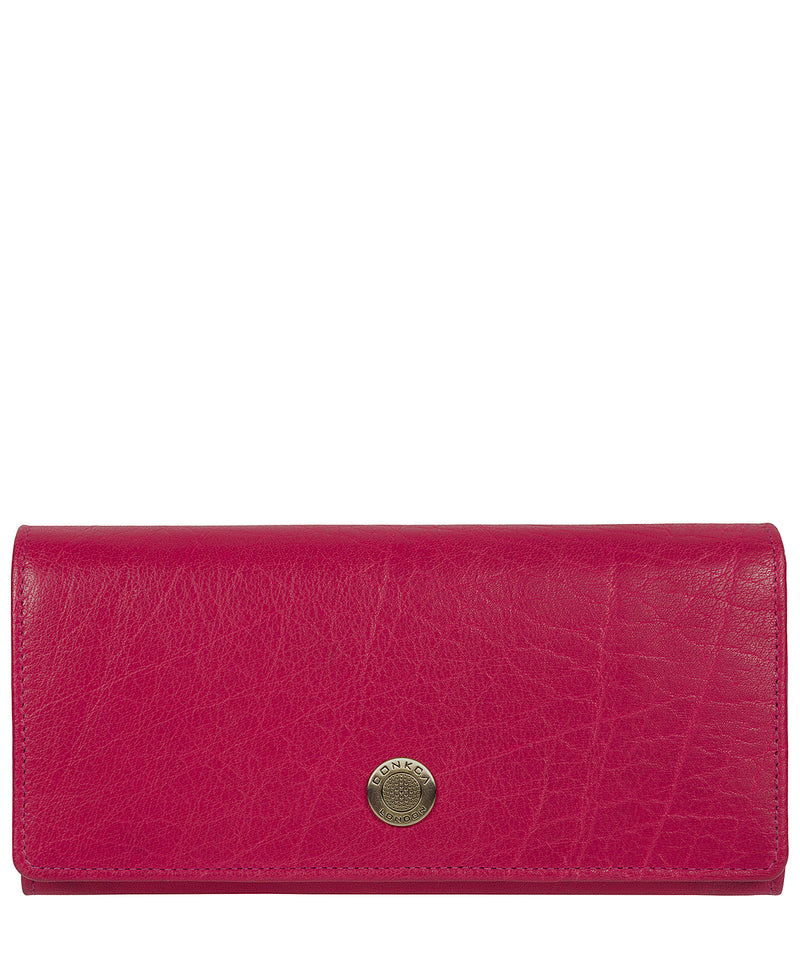 'Fey' Pink Leather Purse