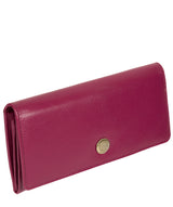 'Fey' Red Plum Leather Purse