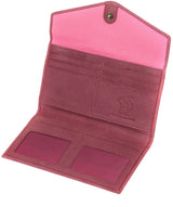 'Fion' Orchid Leather Tri-Fold Purse image 4