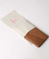 'Fion' Tan Leather Tri-Fold Purse image 5