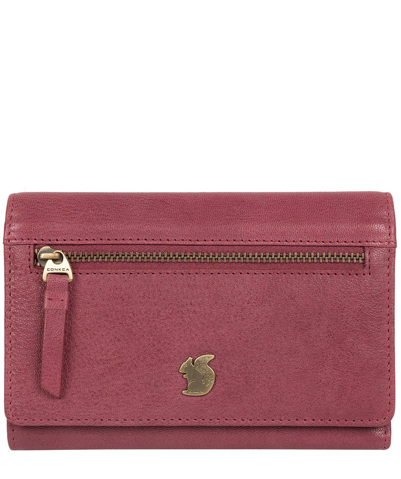 'Ling' Orchid Leather Purse image 1