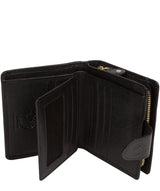 'Azaria' Black Bi-Fold Leather Purse image 3