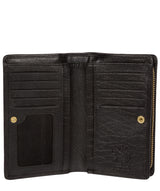 'Fran' Black Bi-Fold Leather Purse image 3
