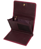 'Colleen' Orchid Tri-Fold Leather Purse image 3