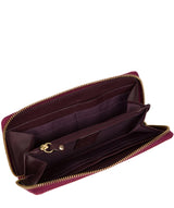 'Aisling' Orchid Zip Round Leather Purse image 3