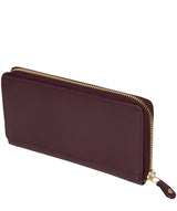 'Aisling' Plum Zip Round Leather Purse image 4