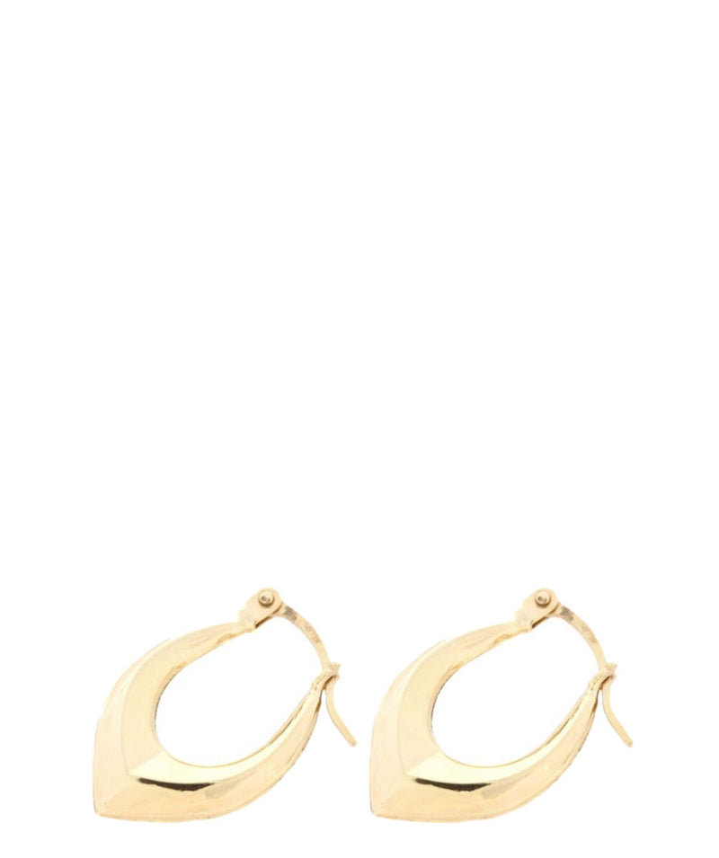 Gift Packaged 'Diana' 9ct Yellow Gold Creole Earrings