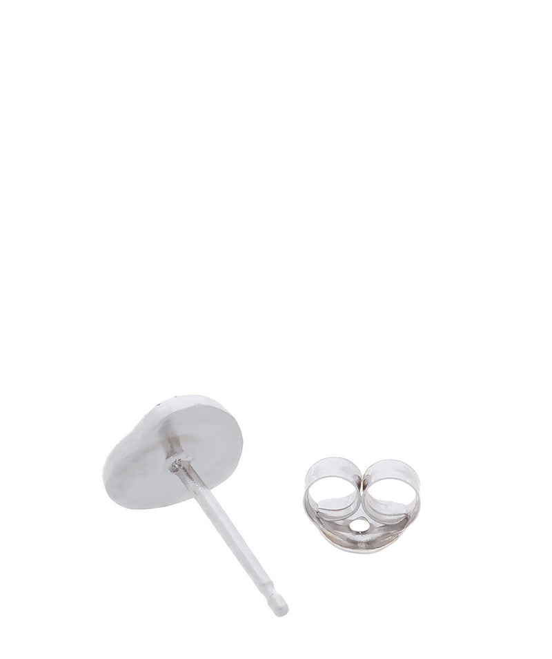 Gift Packaged 'Felicia' 9ct White Gold Heart Shaped Stud Earrings