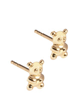 'Millie' 18ct Yellow Gold Teddy Bear Stud Earrings image 1