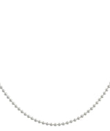 Gift Packaged 'Darcy' Sterling Silver Ball Necklace
