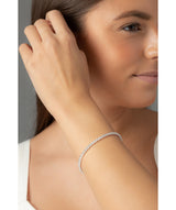 'Lynda' Sterling Silver Chain Bracelet image 2