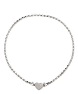 Gift Packaged 'Helen' Sterling Silver Magnetic Heart Bracelet