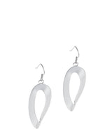 Gift Packaged 'Ruthie' Sterling Silver Oval Earrings