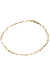 'Apate' 9ct Yellow Gold Hollow Figaro Bracelet image 1