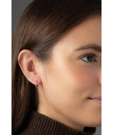'Tamar' 9-Carat Yellow Gold Hoop Earrings image 2
