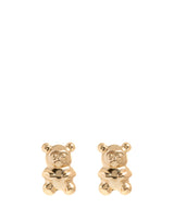 'Leora' 9-Carat Yellow Gold Teddy Bear Earrings image 1