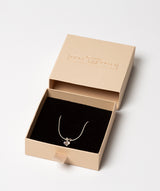 'Aphrodite' Sterling Silver Snake Chain and Cubic Zirconia Necklace image 3