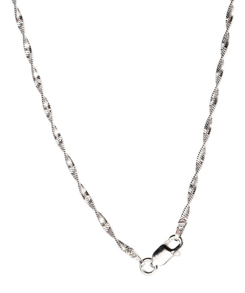 Gift Packaged 'Euterpe' Sterling Silver with Yellow Gold Plated Balls with Twist Curb Chain Necklace