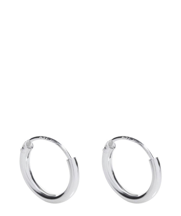 'Perpetua' Sterling Silver Endless Hoop Earrings image 1
