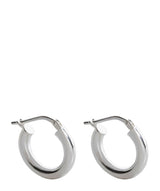 'Sarita' Sterling Silver Hooped Earrings Pure Luxuries London