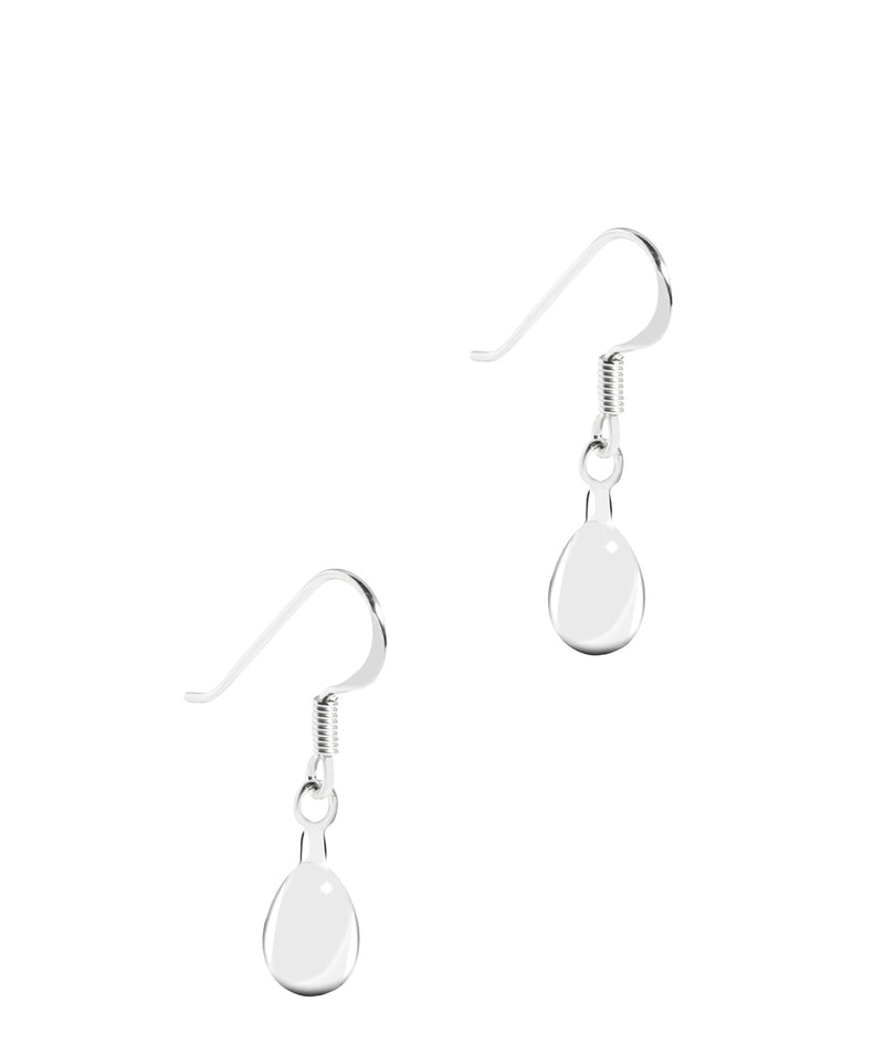 'Pheme' Sterling Silver Bulb Drop Hook Earrings image 1