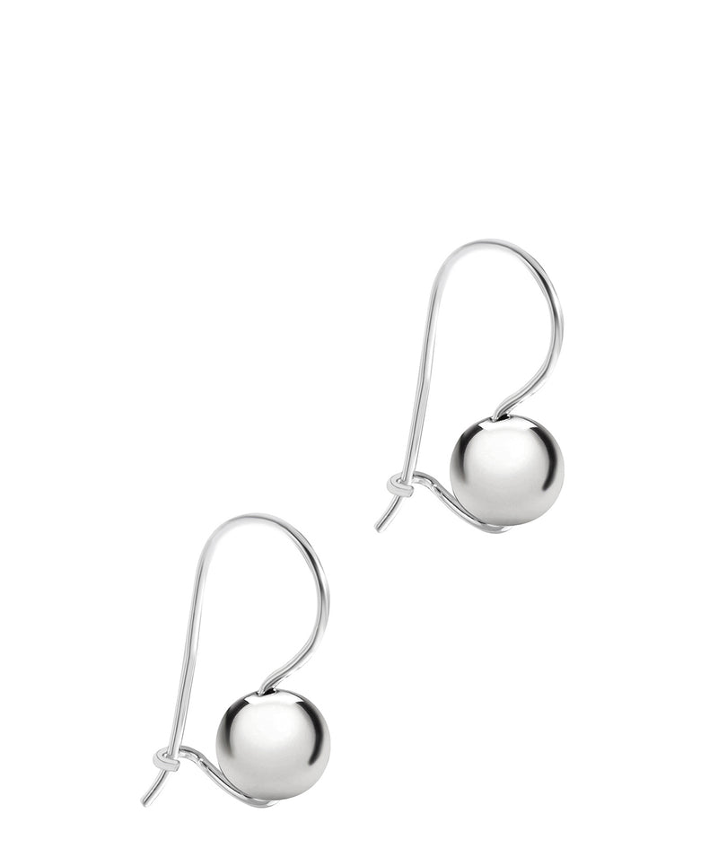Gift Packaged 'Calypso' Sterling Silver Ball Drop Earrings