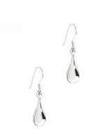 Gift Packaged 'Leanne' Sterling Silver Teardrop Earrings
