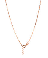 Gift Packaged 'Saros' Rose Gold Plated Sterling Silver Star Adjustable Chain Necklace