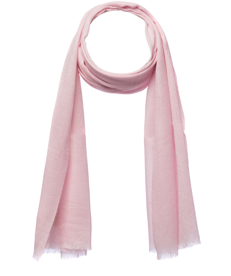 Pink Coloured Fine Quality Cashmere Scarf