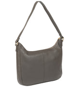 'Ryde' Grey Leather Shoulder Bag image 7