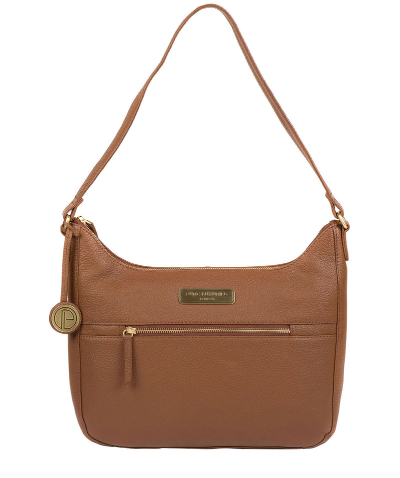 'Ryde' Tan Leather Shoulder Bag Pure Luxuries London