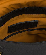 'Barnard' Black Leather Backpack