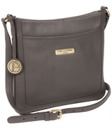 'Linby' Black Leather Cross Body Bag