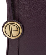 'Linby' Plum Leather Cross Body Bag image 6